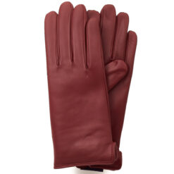 Naisten lammasnappakäsineet, viininpunainen