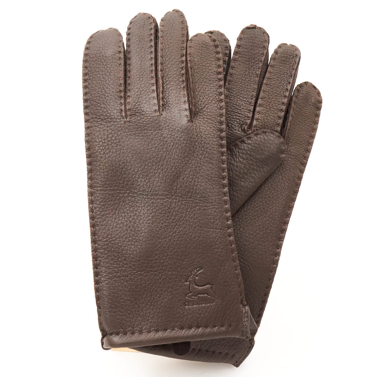 Peurannahka käsineet, antiikinruskea