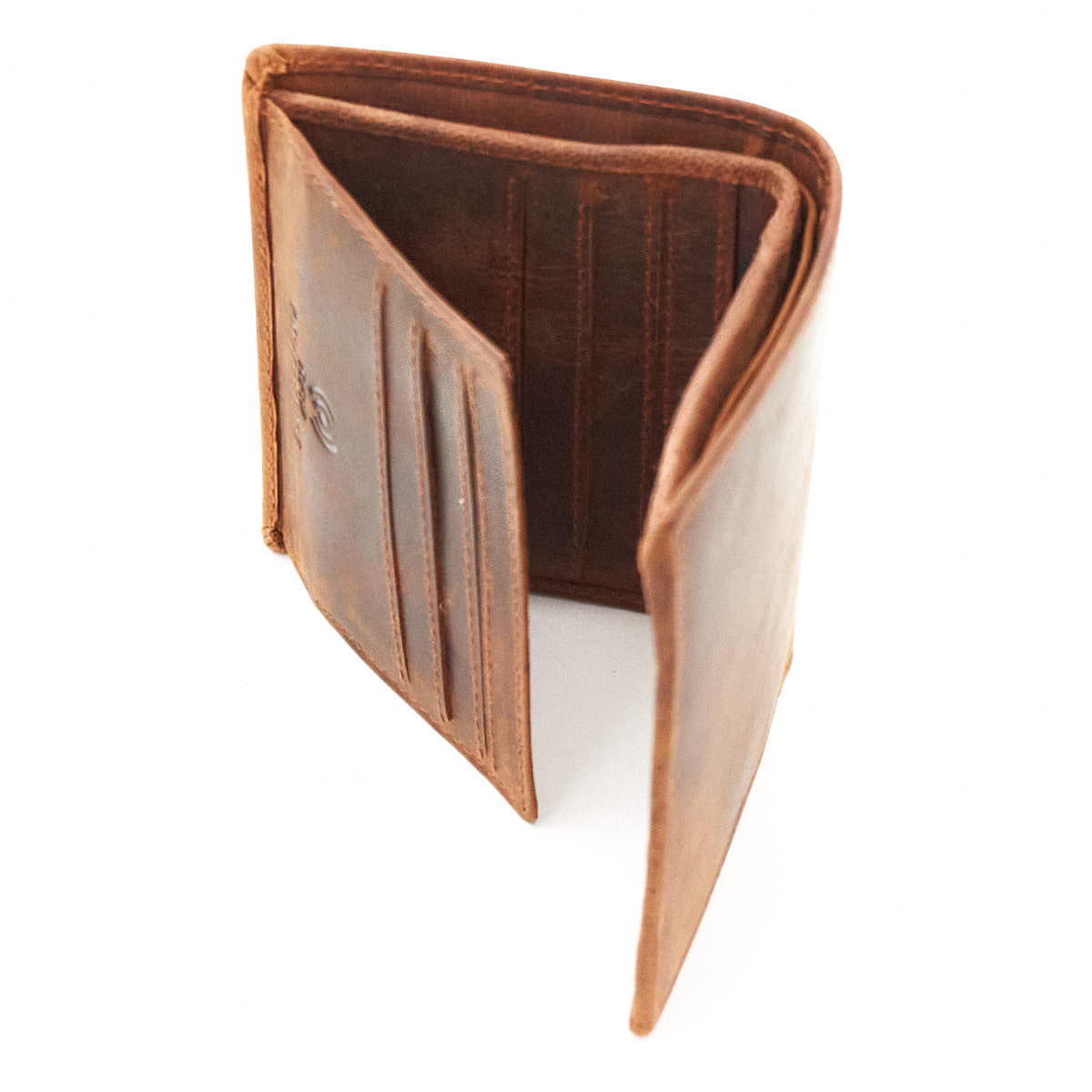 Risten lompakko, parkittu ruskea - Image 3