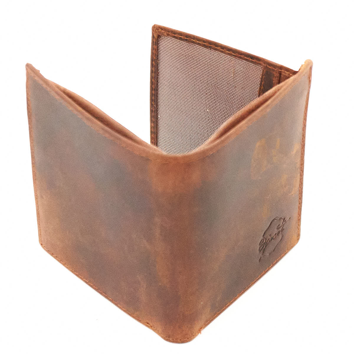 Risten lompakko, parkittu ruskea - Image 2