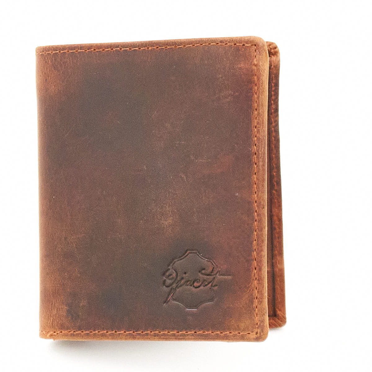 Risten lompakko, parkittu ruskea