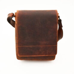 Aslak laukku, parkittu ruskea