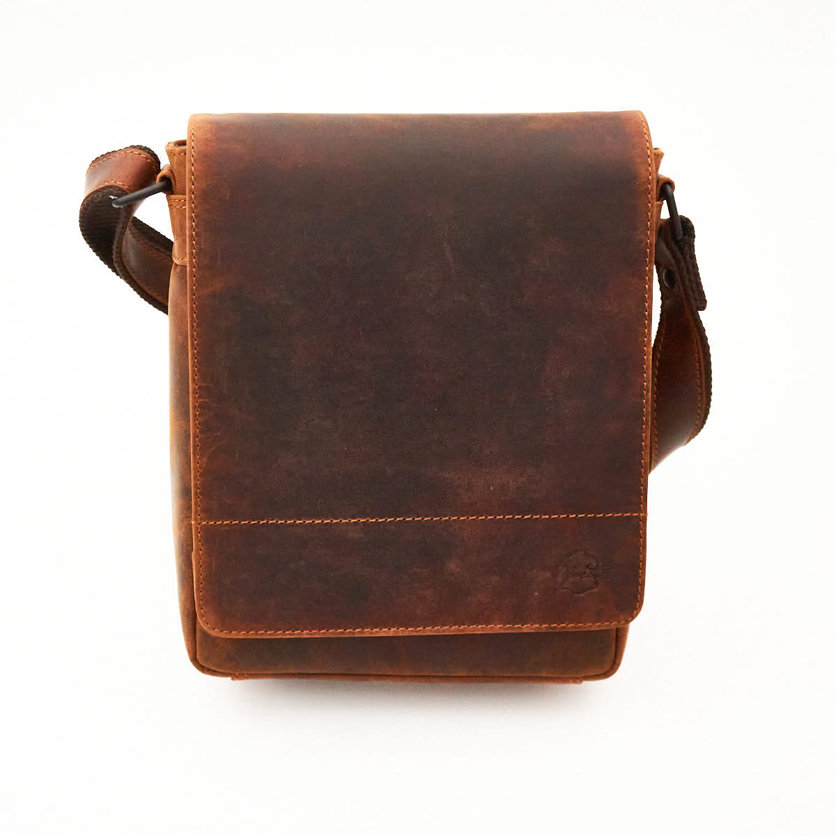 Aslak laukku, parkittu ruskea